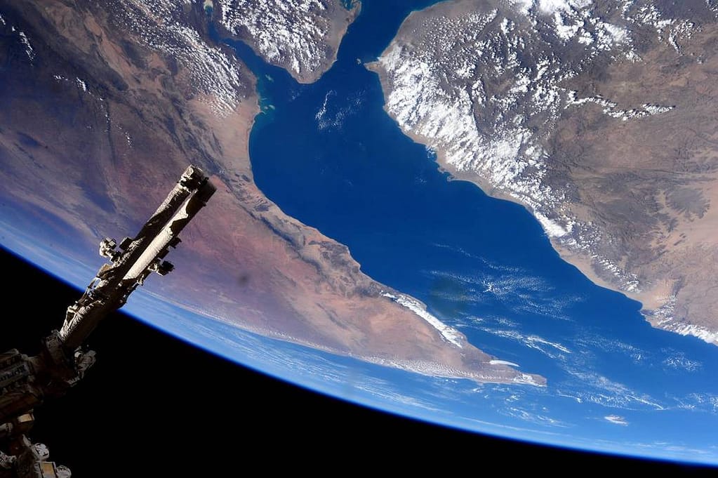 Space Station Flyover of Gulf of Aden and Horn of Africa. Credit: NASA/ESA/Samantha Cristoforetti