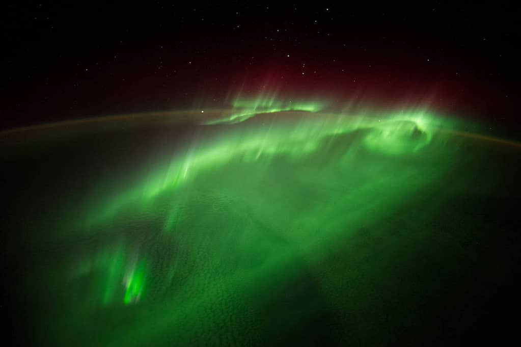 Aurora captured from the ISS. Credit: NASA/ESA/Alexander Gerst