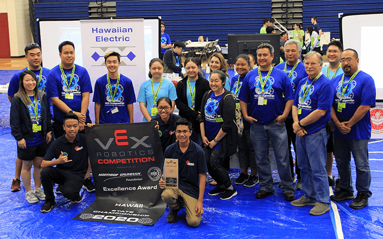 Keaʻau High School Teams Receive Top Honors at State VEX Championship