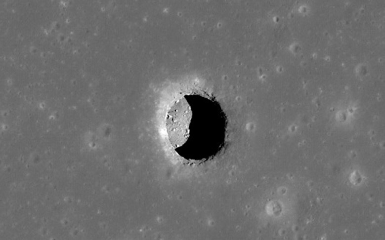 Lunar Pits May Shelter Astronauts on Moon
