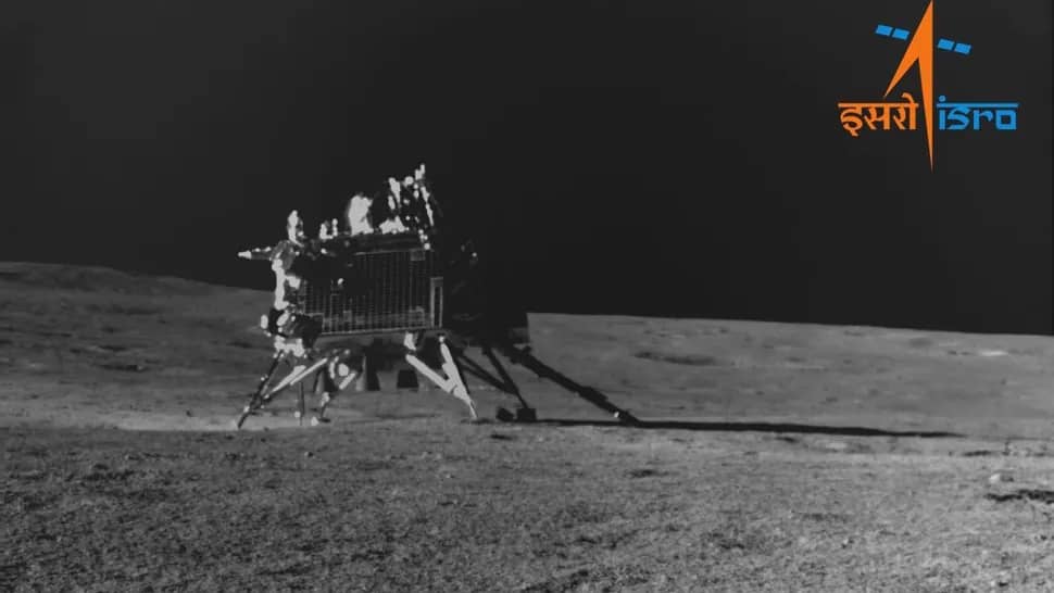 vikram lunar landing on the lunar surface