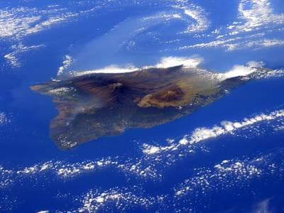 Island of Hawaii From the International Space Station. Credit: NASA/ESA/Samantha Cristoforetti